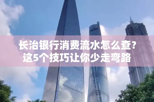 长治银行消费流水怎么查?这5个技巧让你少走弯路