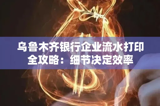 乌鲁木齐银行企业流水打印全攻略:细节决定效率