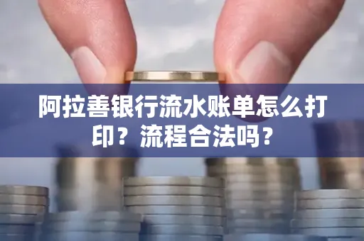 阿拉善银行流水账单怎么打印？流程合法吗？